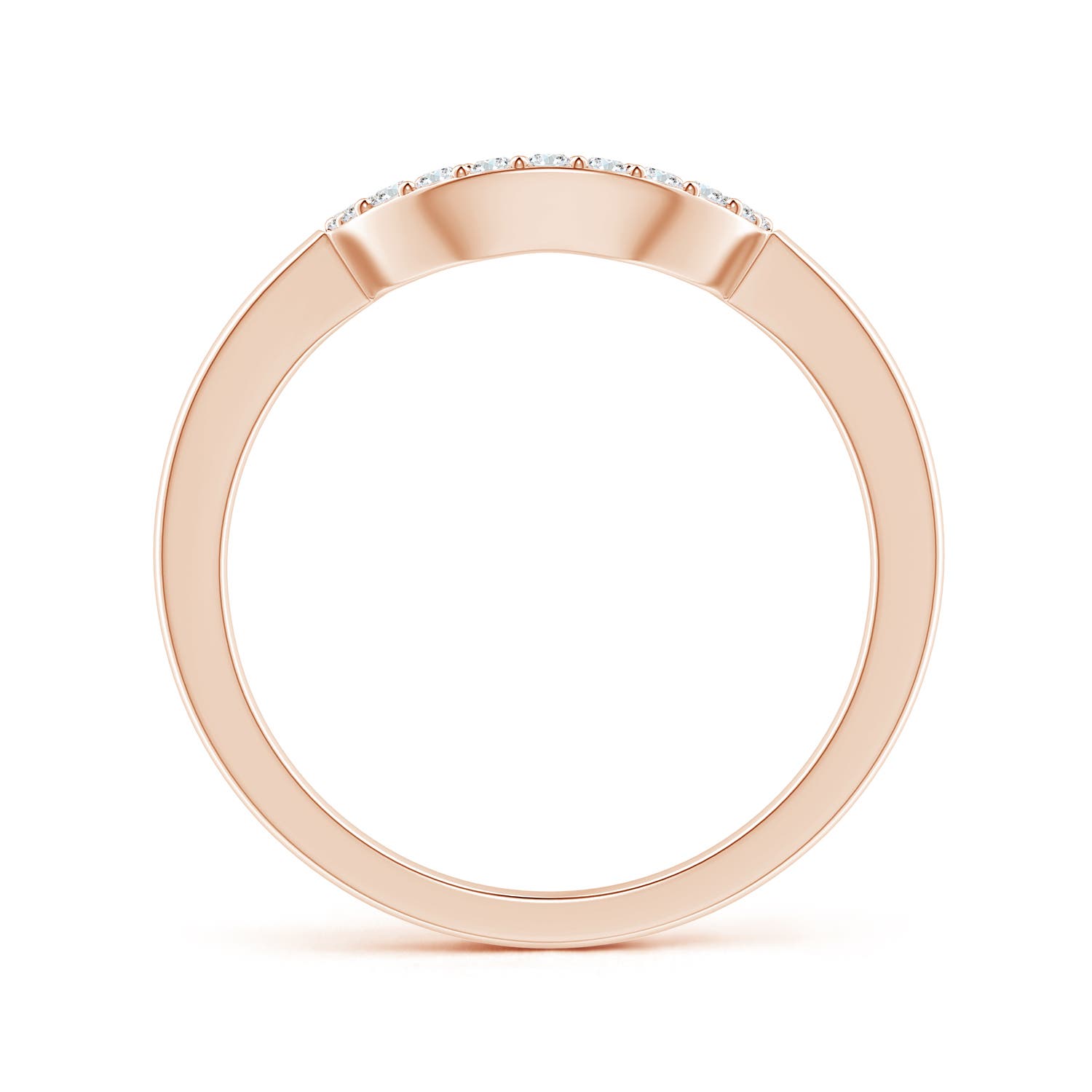 G, VS2 / 0.09 CT / 14 KT Rose Gold