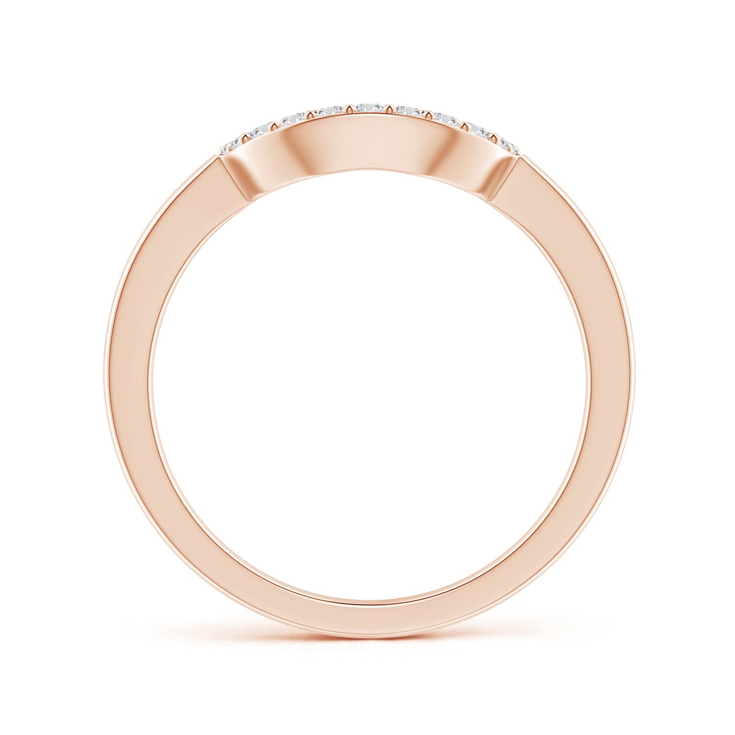 H, SI2 / 0.09 CT / 14 KT Rose Gold