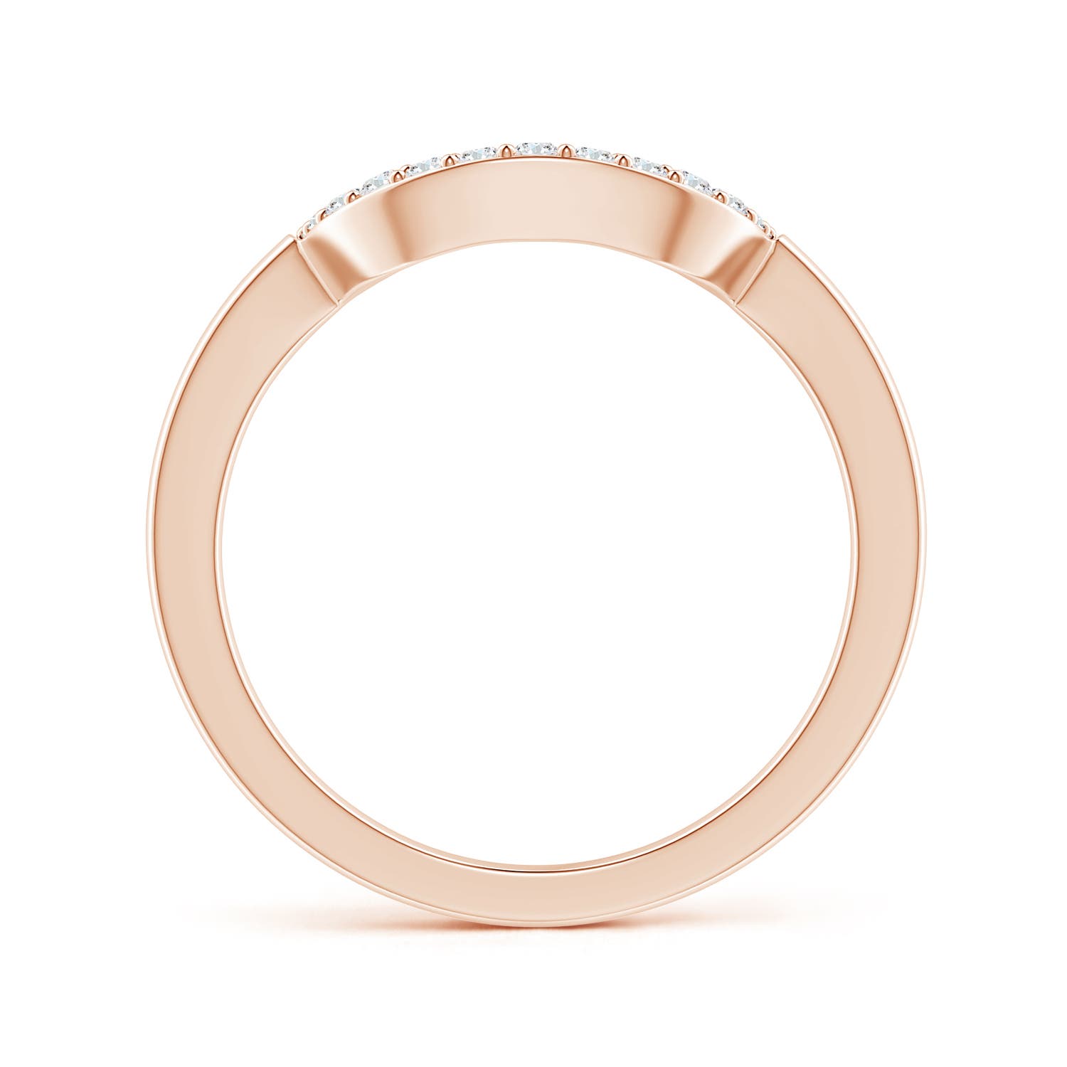 G, VS2 / 0.13 CT / 14 KT Rose Gold