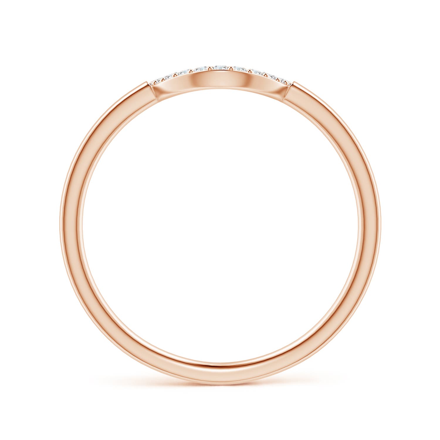 G, VS2 / 0.07 CT / 14 KT Rose Gold