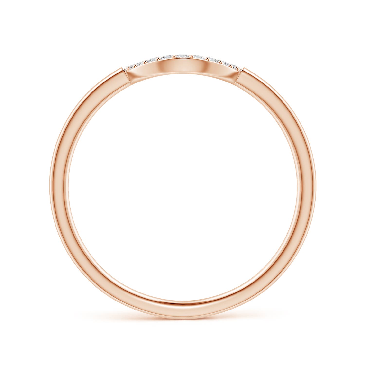 H, SI2 / 0.07 CT / 14 KT Rose Gold