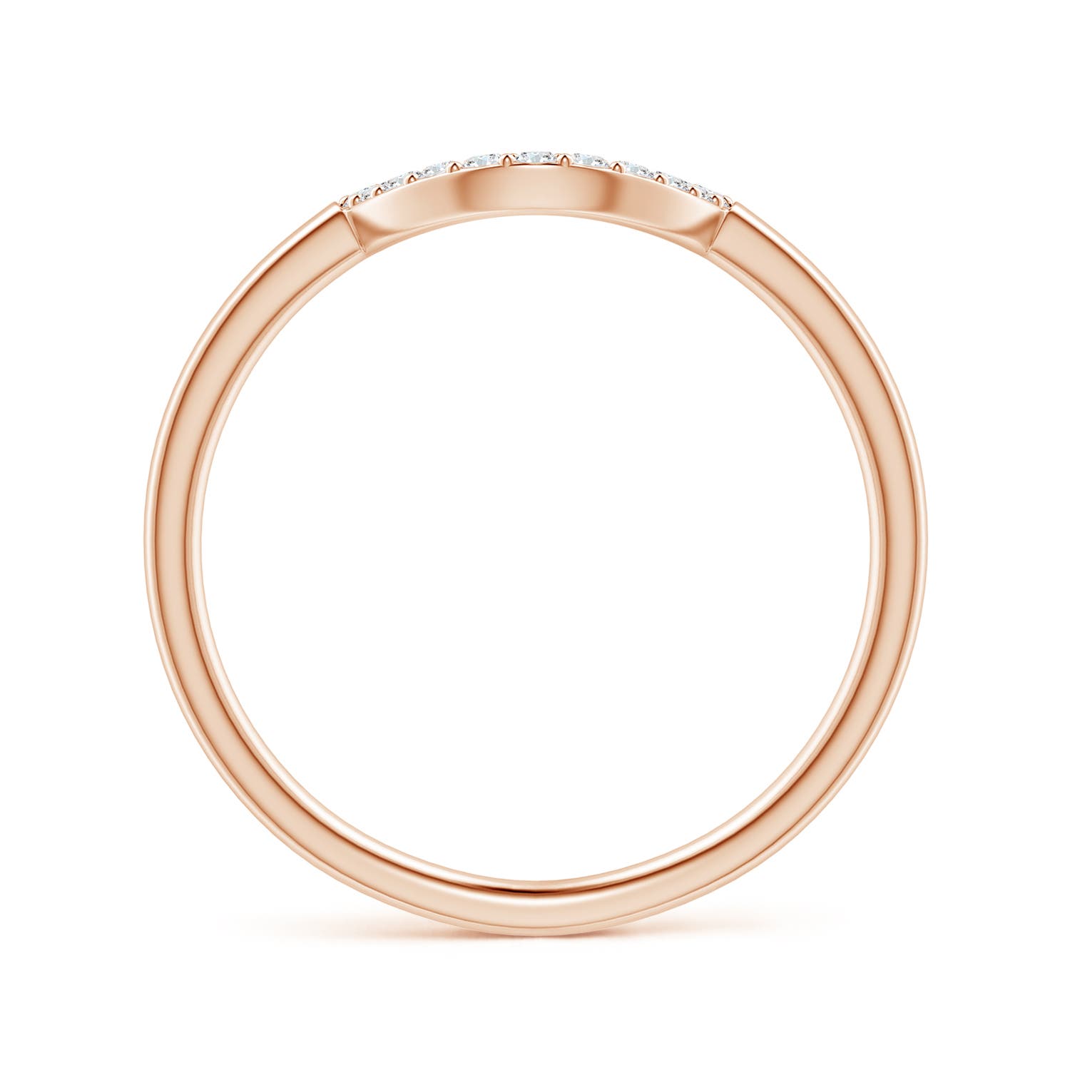 G, VS2 / 0.09 CT / 14 KT Rose Gold