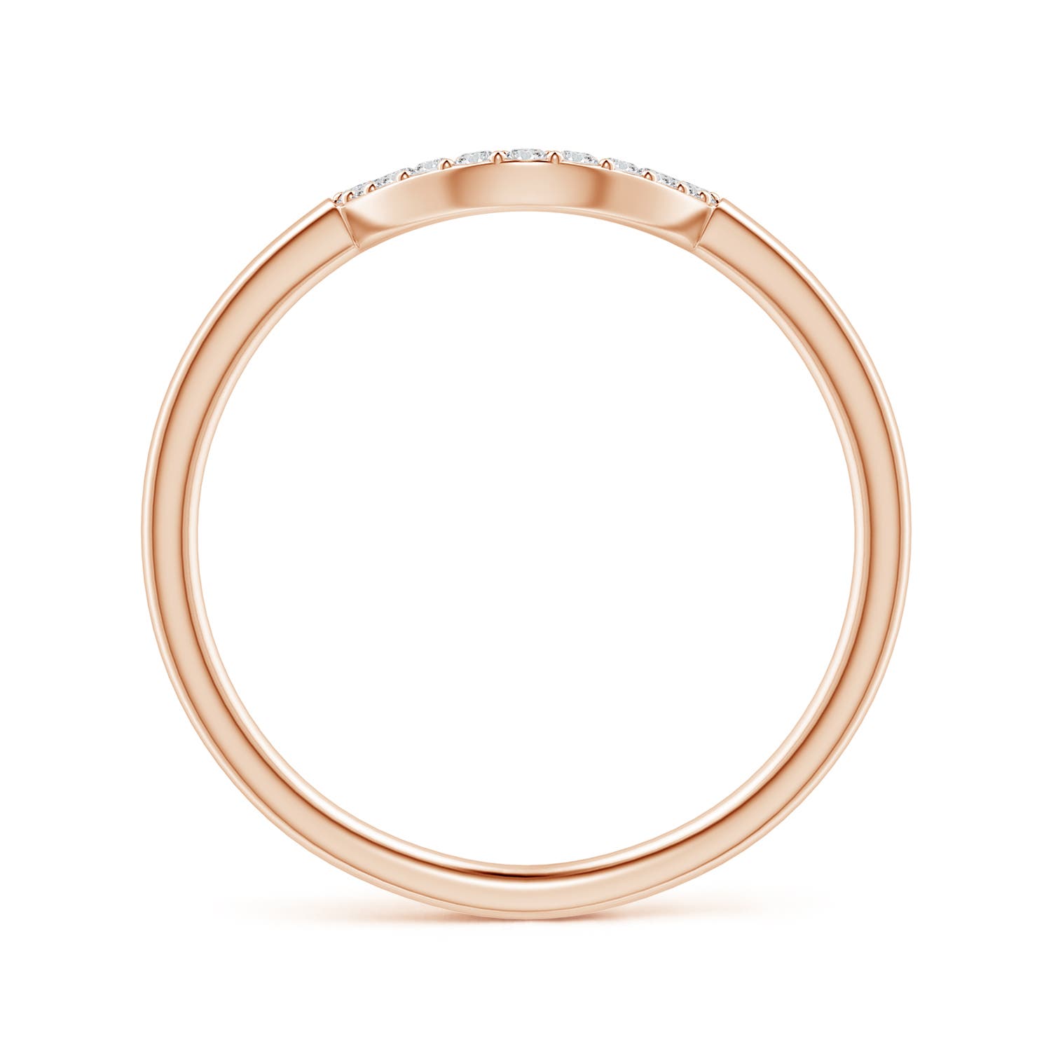 H, SI2 / 0.09 CT / 14 KT Rose Gold