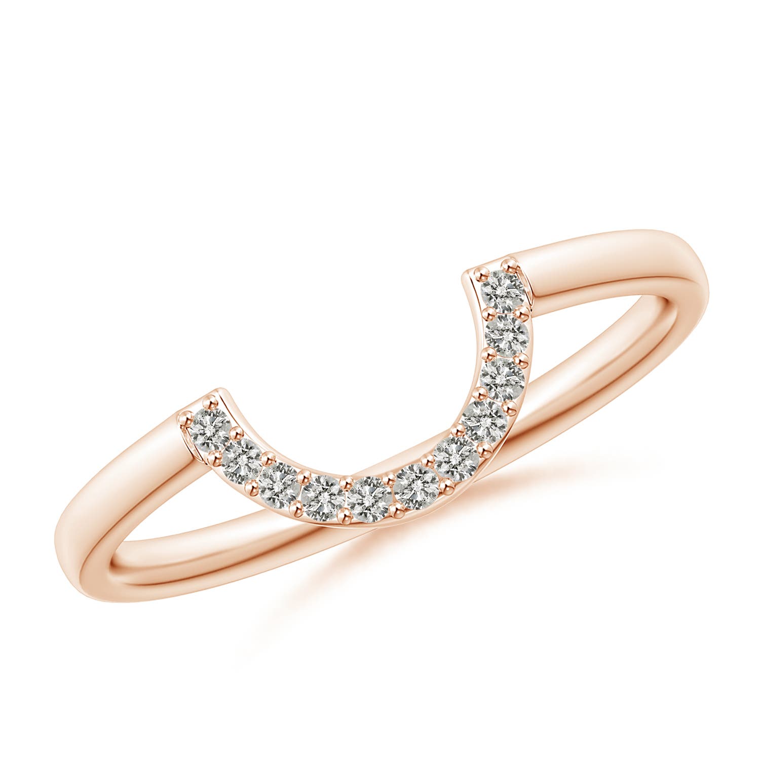 K, I3 / 0.09 CT / 14 KT Rose Gold