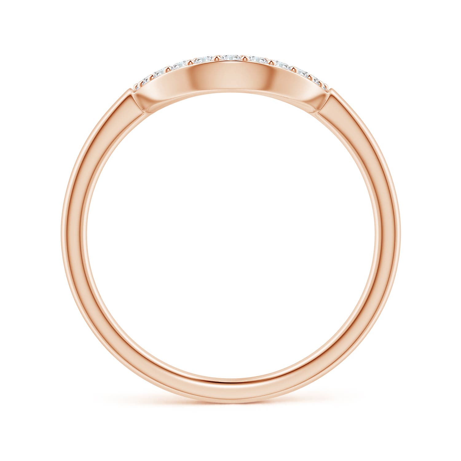 F-G, VS / 0.16 CT / 14 KT Rose Gold