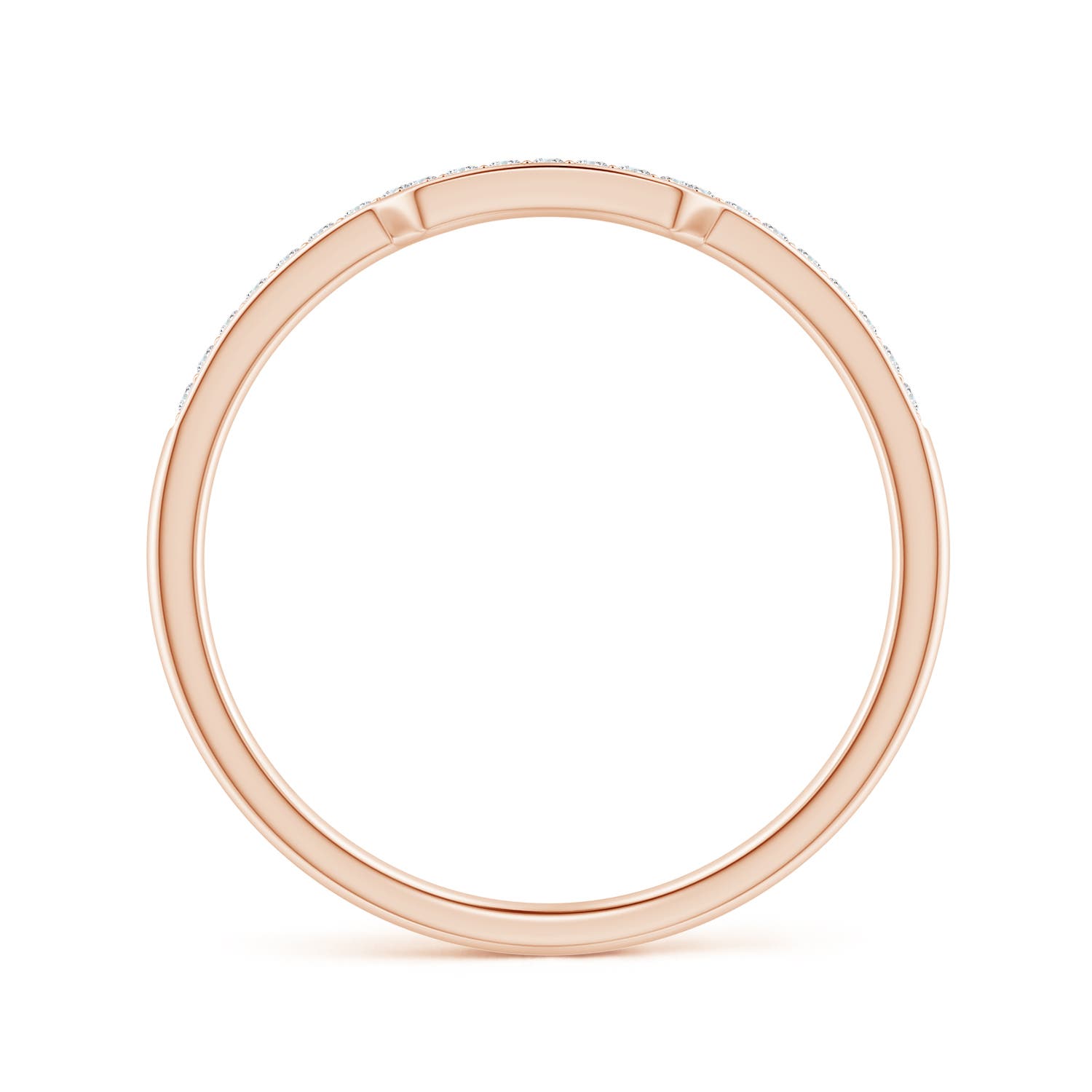 G, VS2 / 0.12 CT / 14 KT Rose Gold