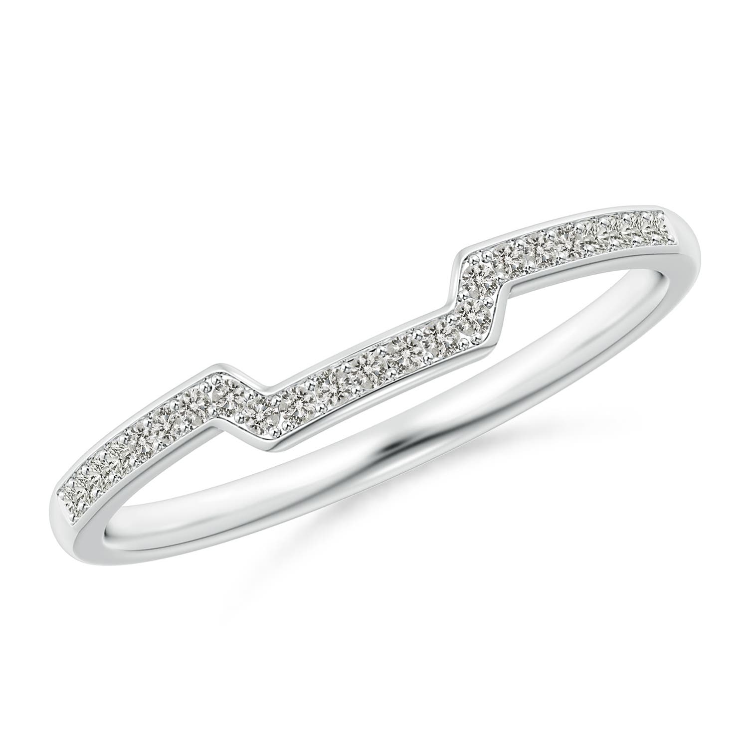 K, I3 / 0.12 CT / 14 KT White Gold