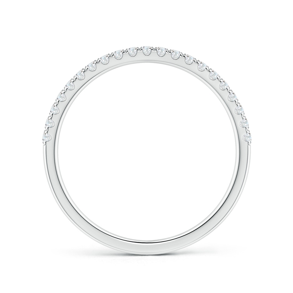 1.25mm GVS2 Half Eternity Double Row Diamond Wedding Band in P950 Platinum side 1