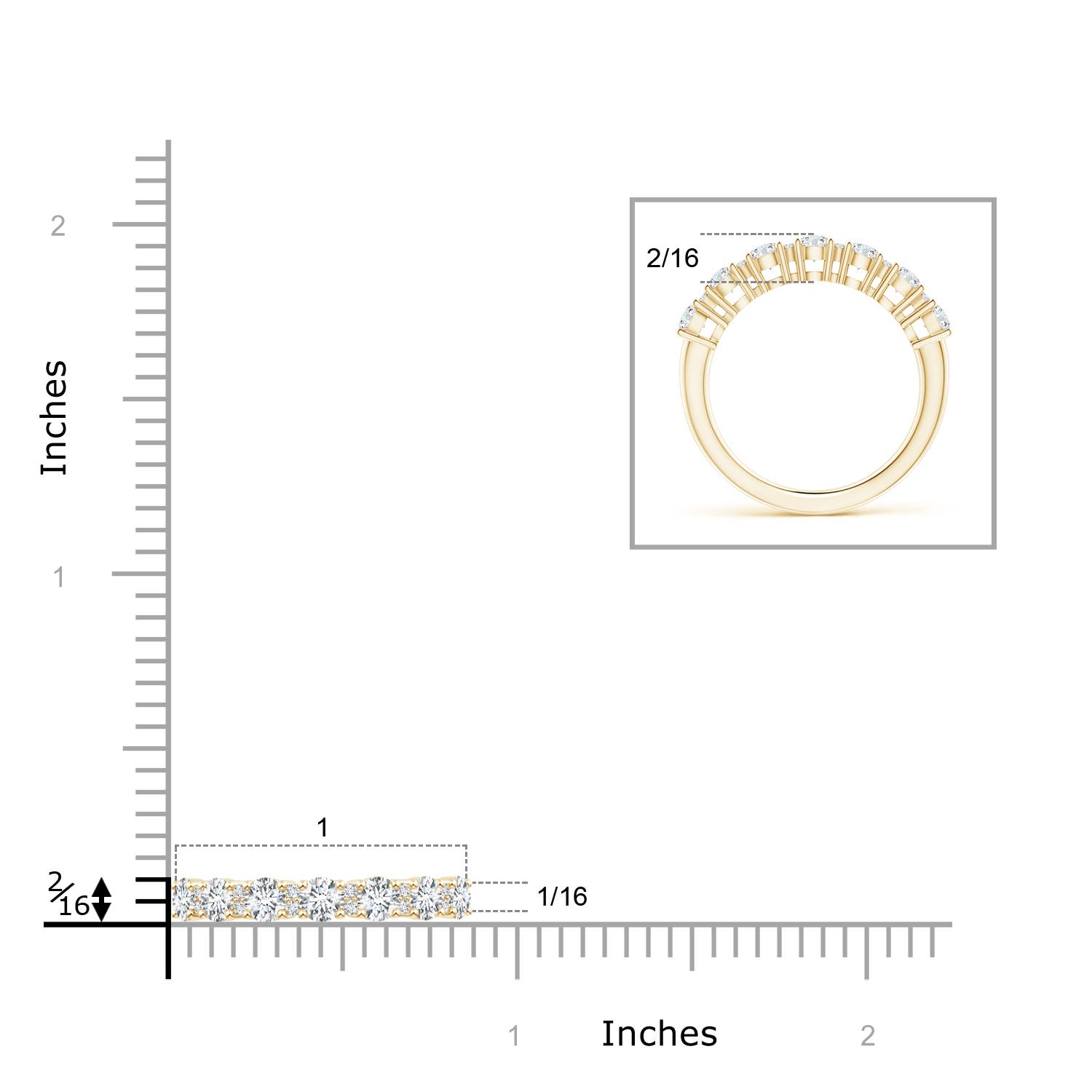 G, VS2 / 0.95 CT / 14 KT Yellow Gold