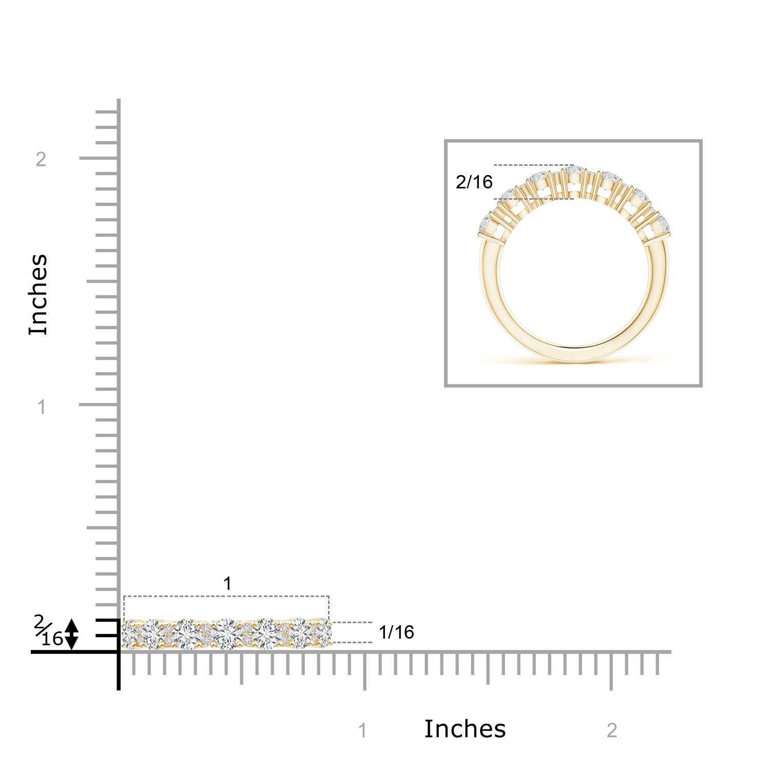 H, SI2 / 0.95 CT / 14 KT Yellow Gold