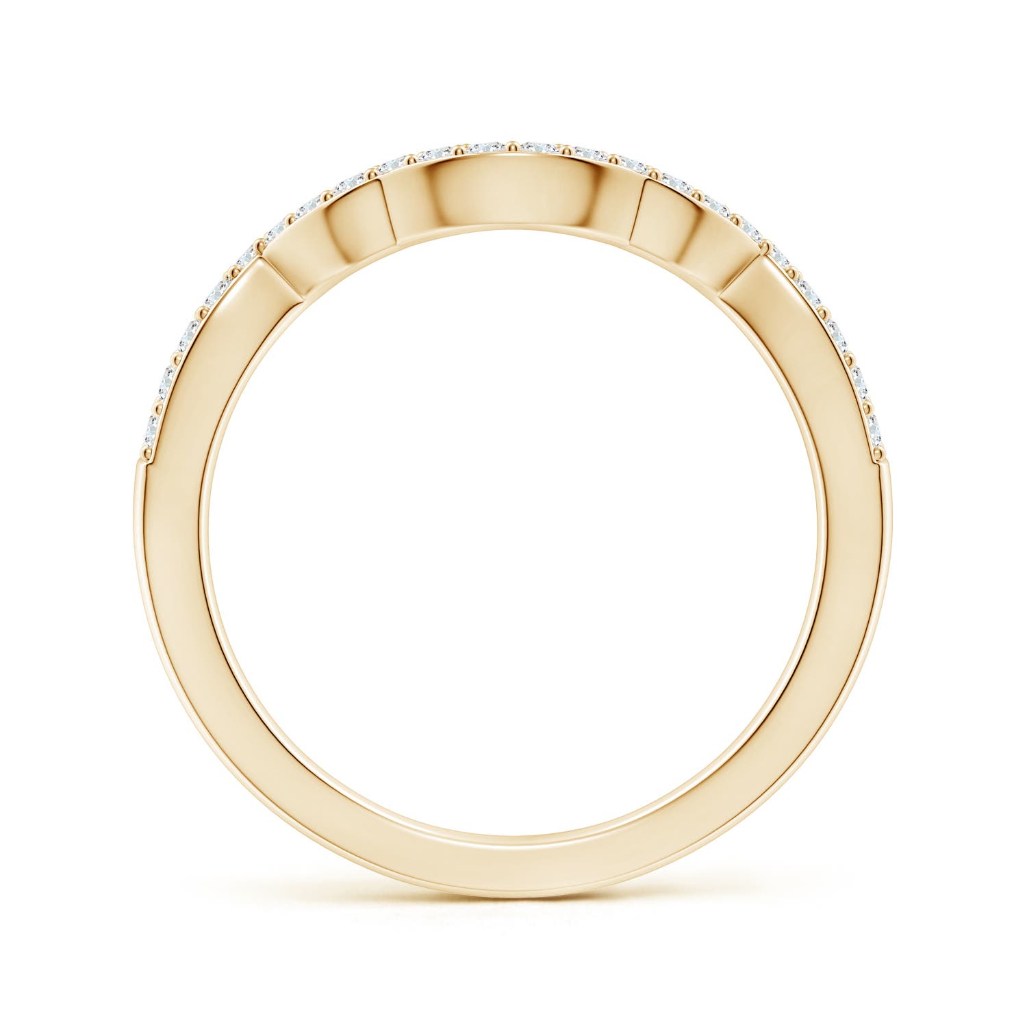 G-H VS / 0.22 CT / 14 KT Yellow Gold