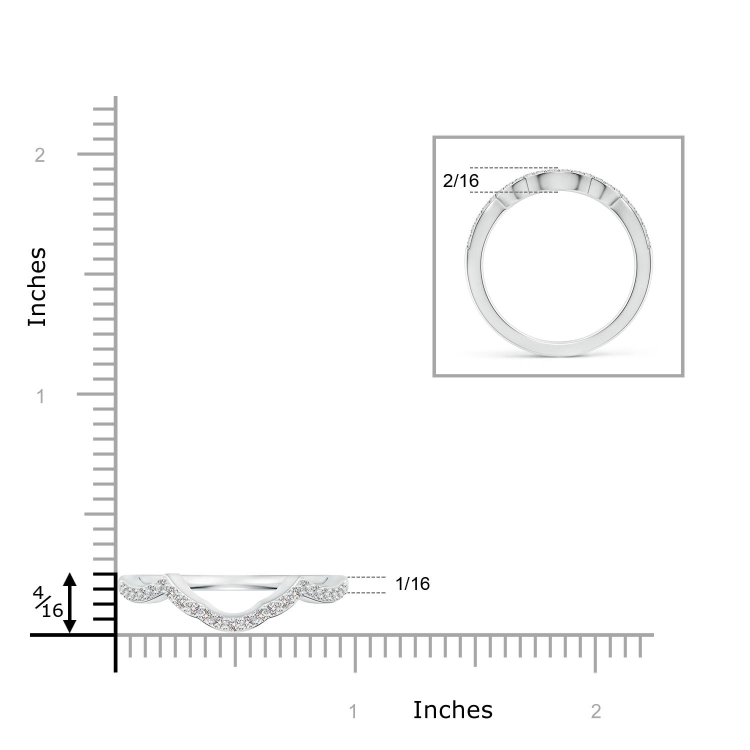 I I1 / 0.22 CT / 14 KT White Gold