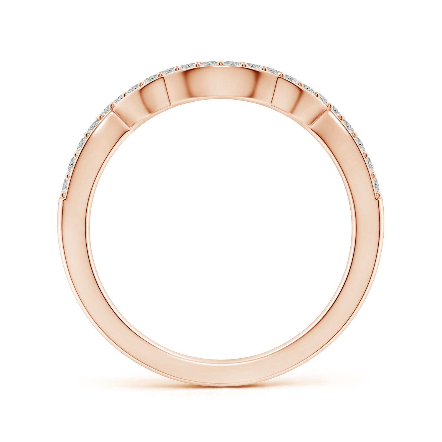 J I2 / 0.22 CT / 14 KT Rose Gold