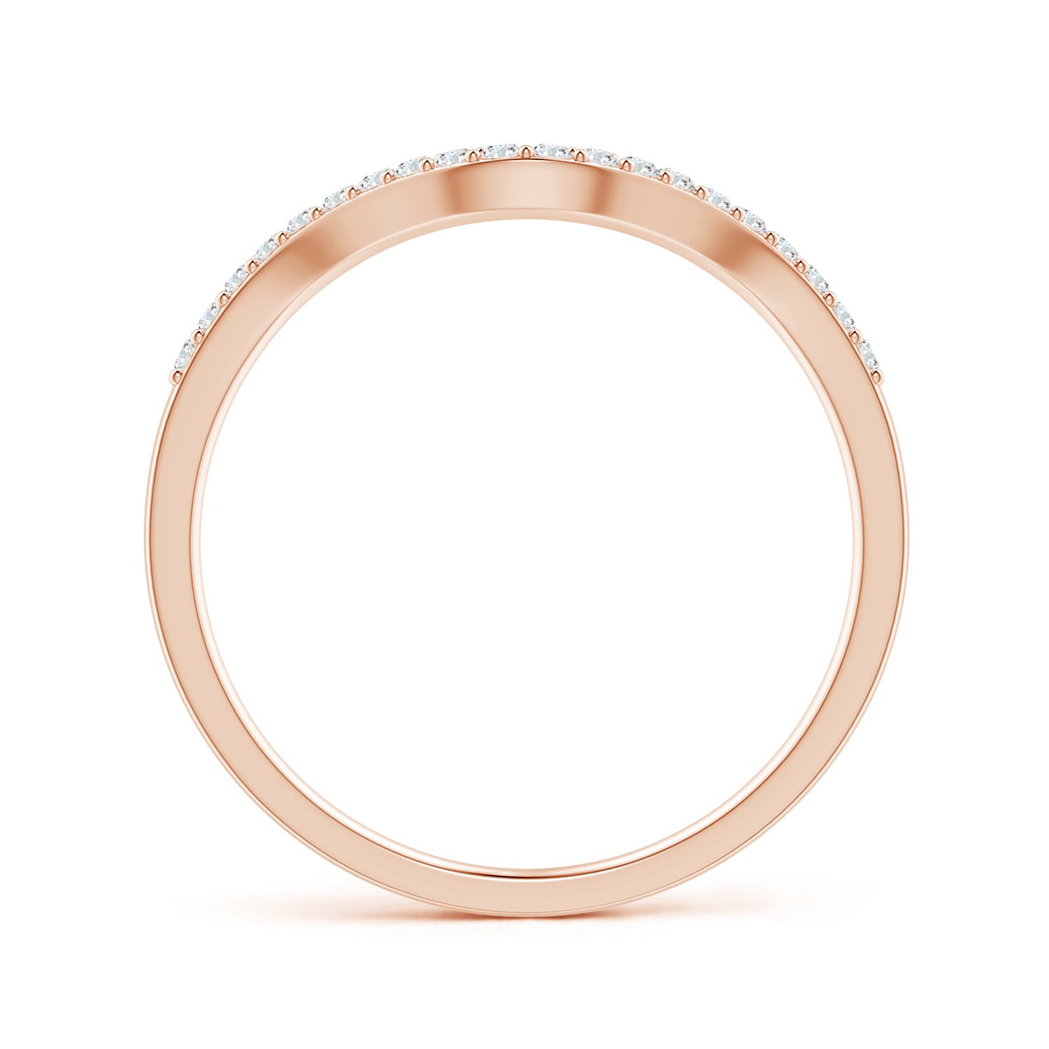 G, VS2 / 0.12 CT / 14 KT Rose Gold