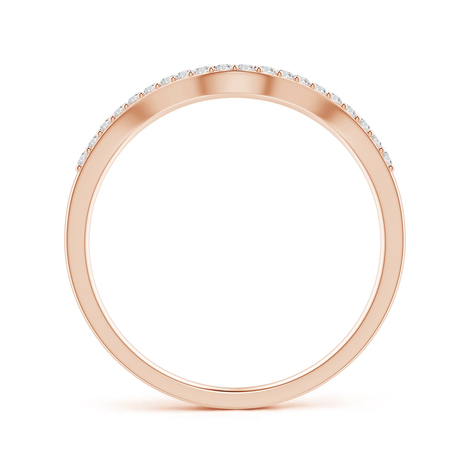 H, SI2 / 0.12 CT / 14 KT Rose Gold