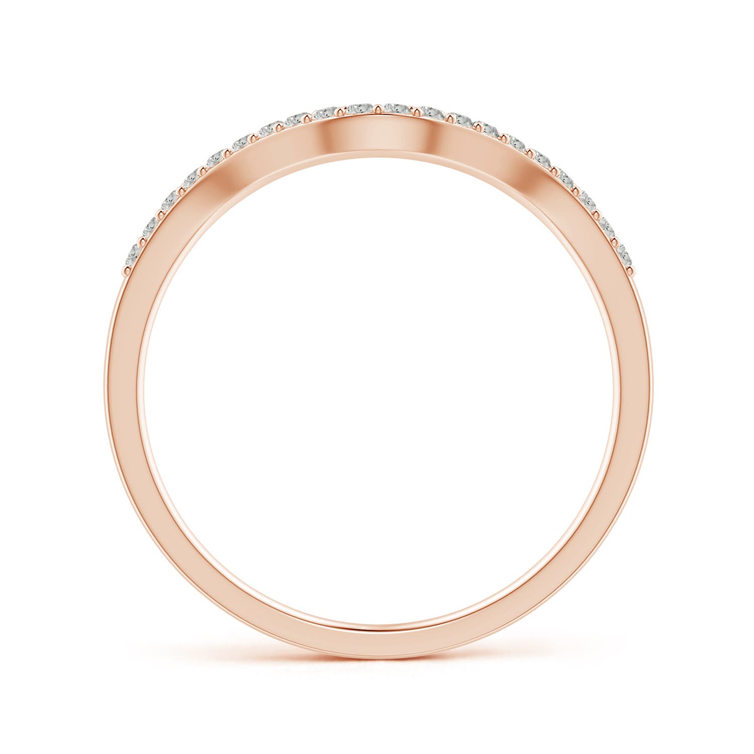 K, I3 / 0.12 CT / 14 KT Rose Gold