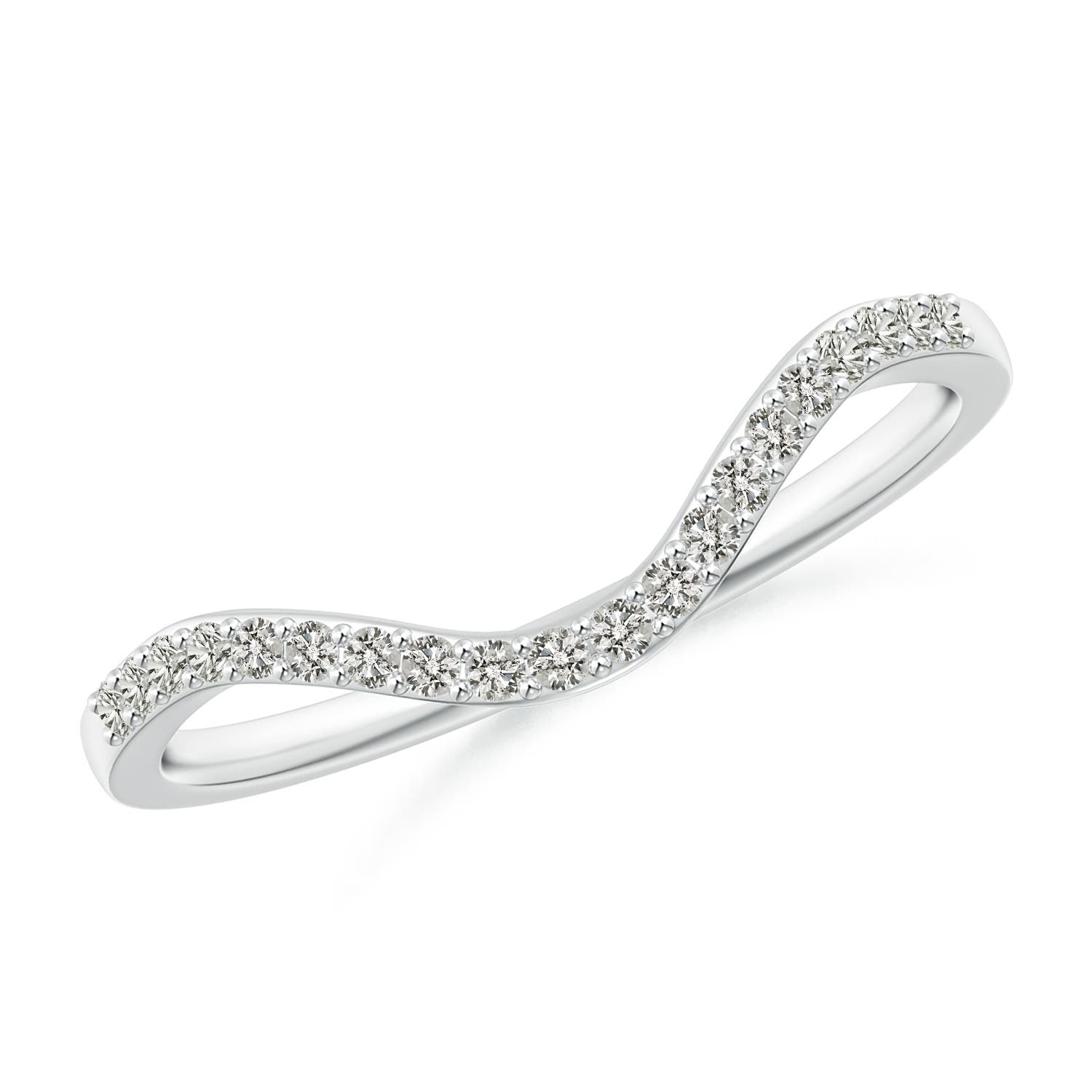 K, I3 / 0.12 CT / 14 KT White Gold