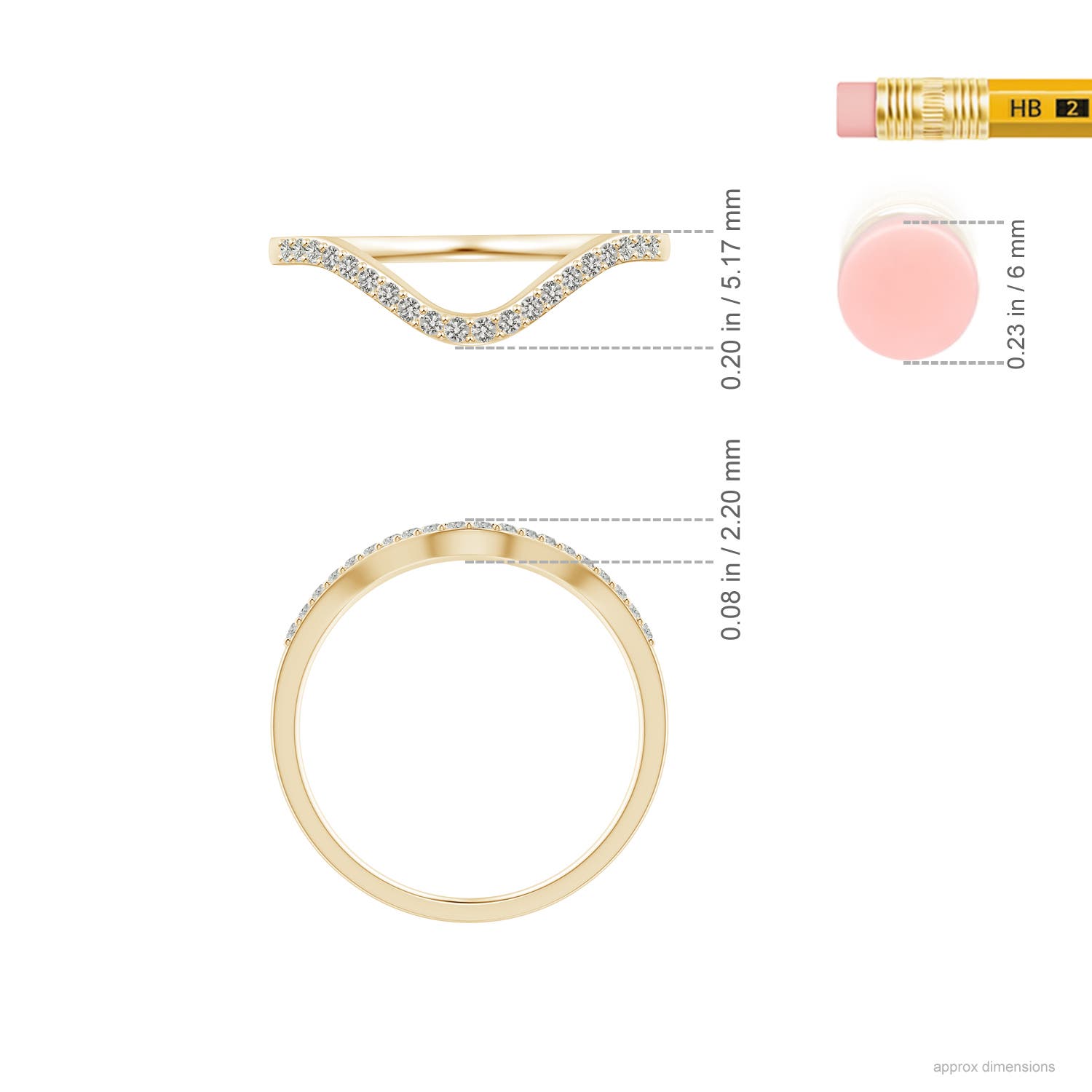 K, I3 / 0.12 CT / 14 KT Yellow Gold