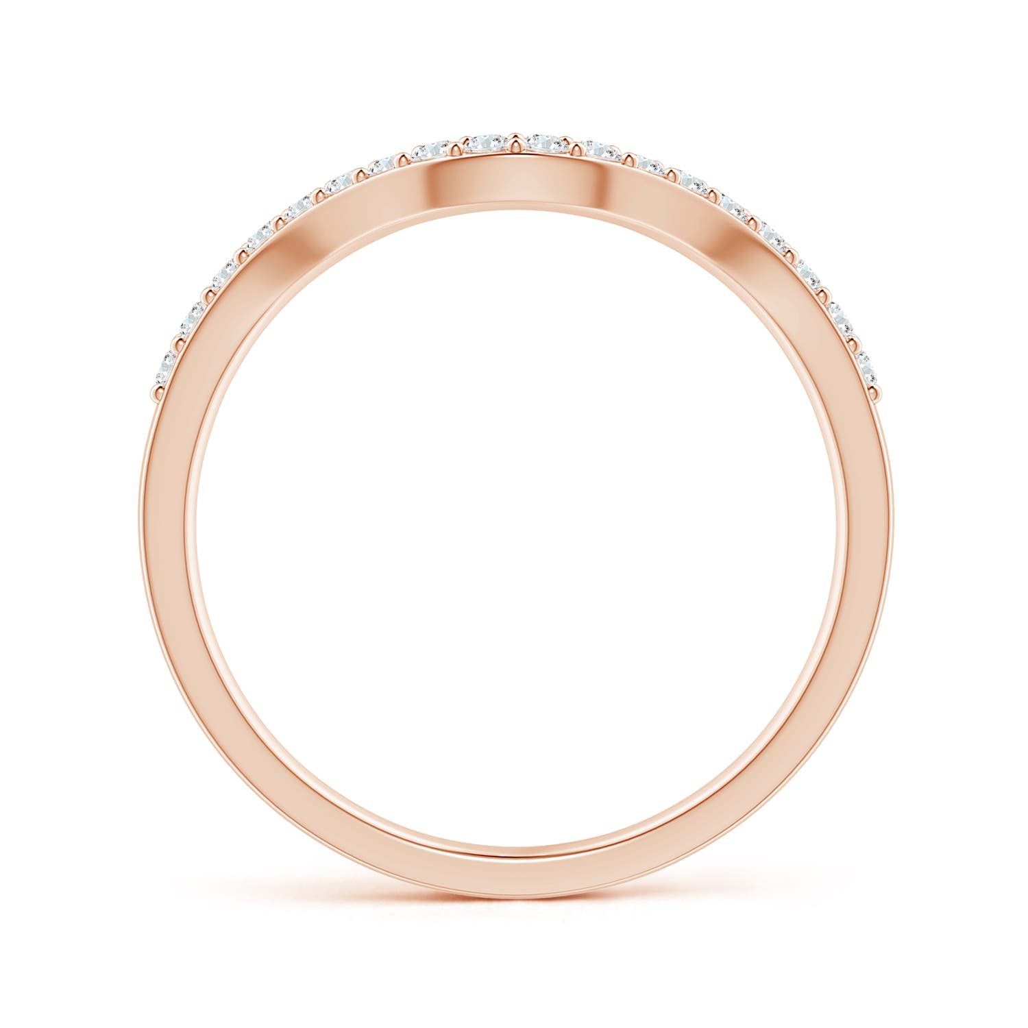 G, VS2 / 0.16 CT / 14 KT Rose Gold