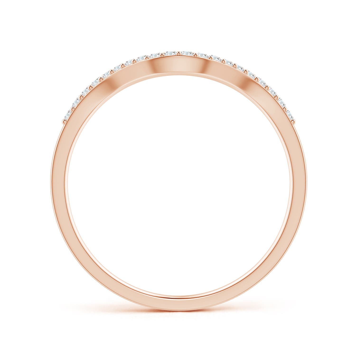 G, VS2 / 0.1 CT / 14 KT Rose Gold