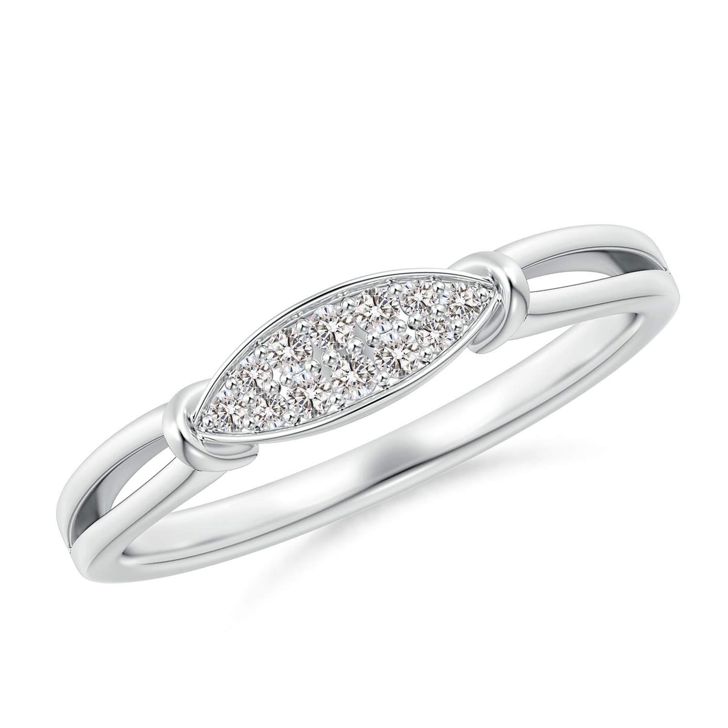 I-J, I1-I2 / 0.1 CT / 14 KT White Gold