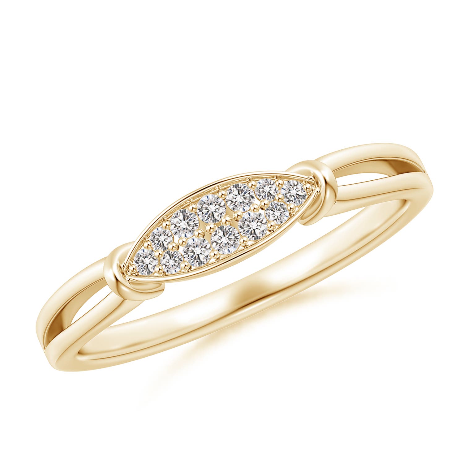 I-J, I1-I2 / 0.1 CT / 14 KT Yellow Gold