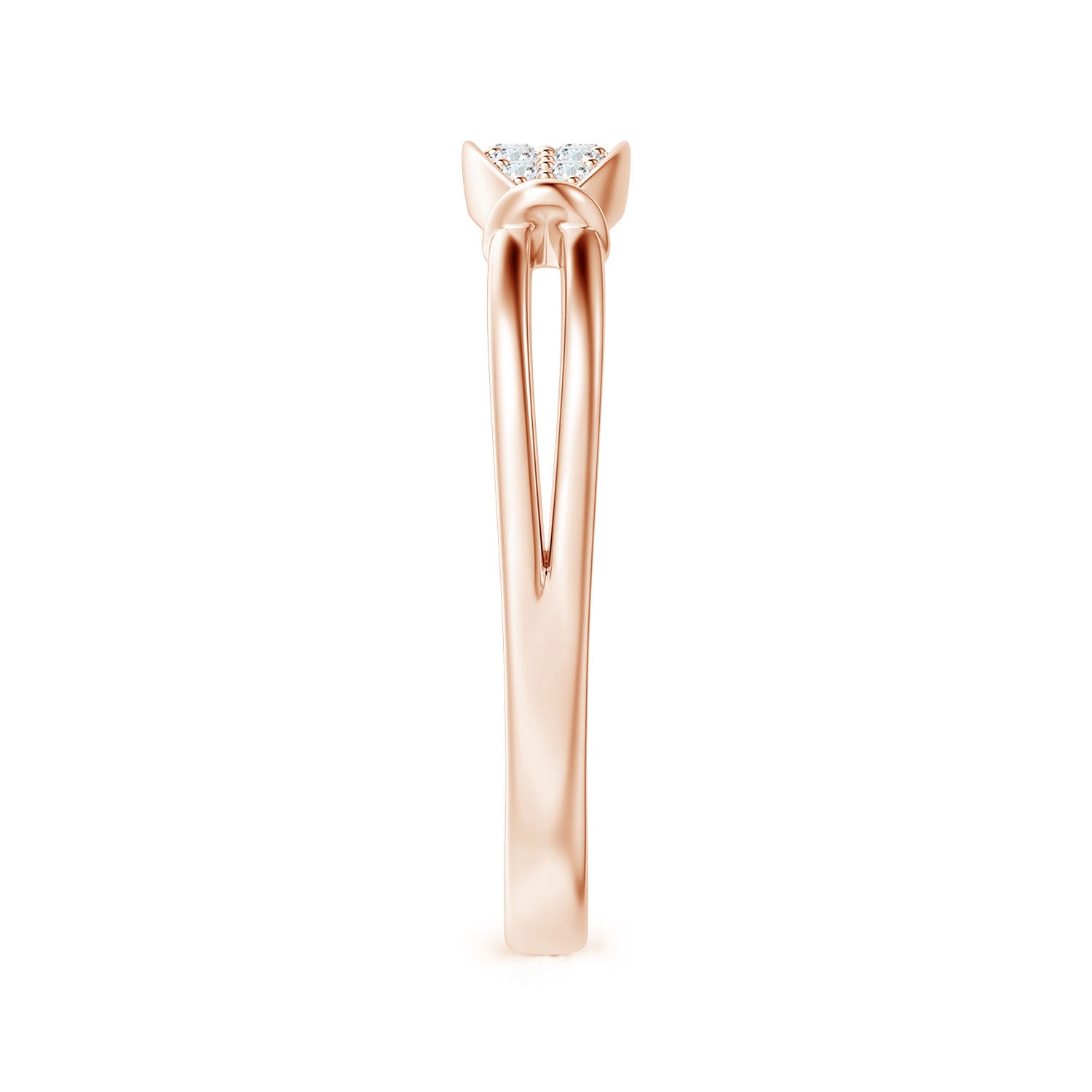 G, VS2 / 0.15 CT / 14 KT Rose Gold