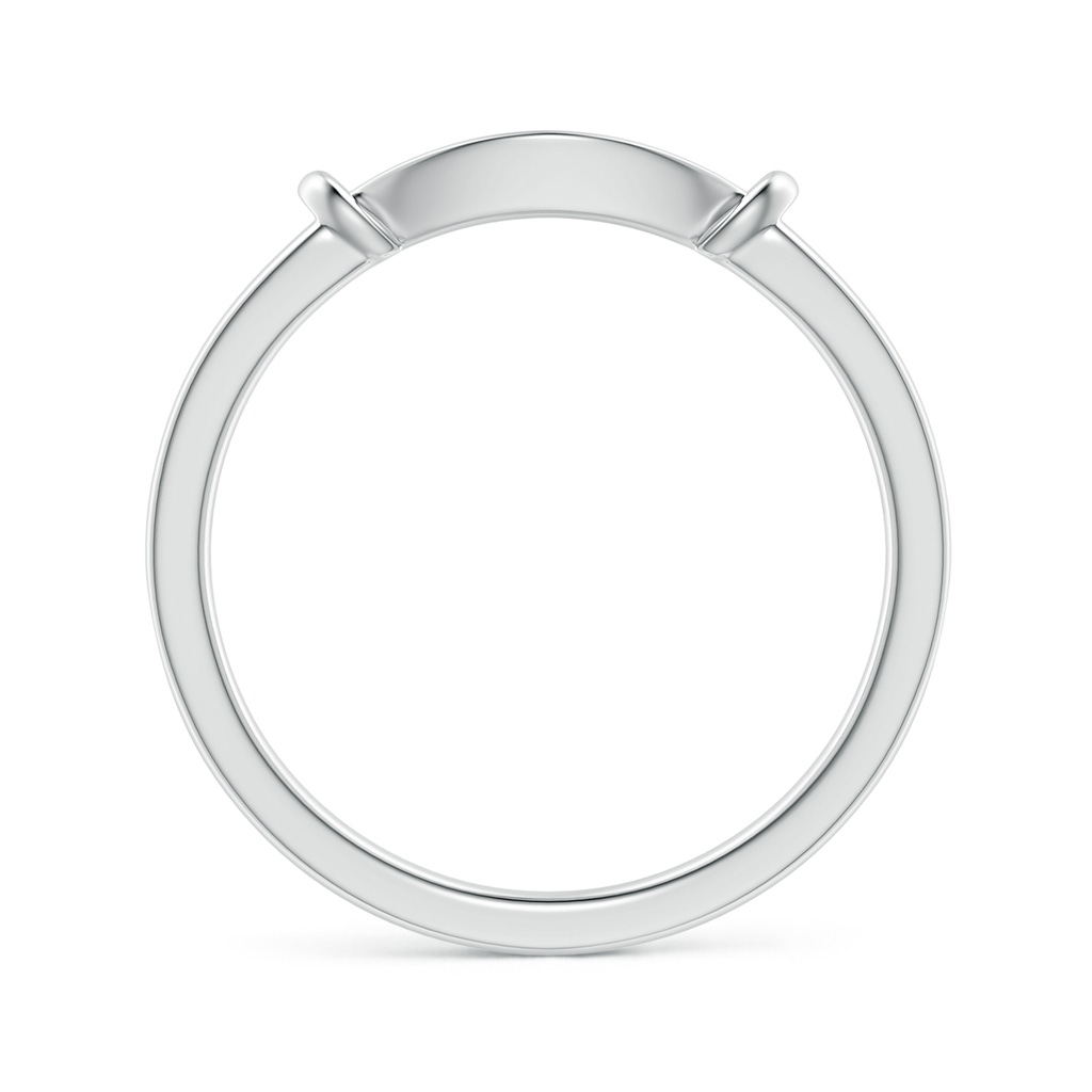 1.5mm GVS2 Pave-Set Diamond Marquise Wedding Band in White Gold - side 1