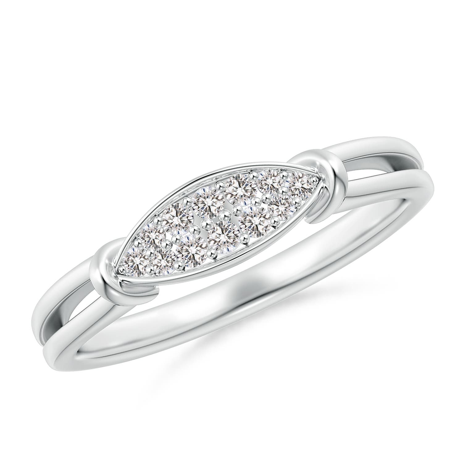 I-J, I1-I2 / 0.15 CT / 14 KT White Gold