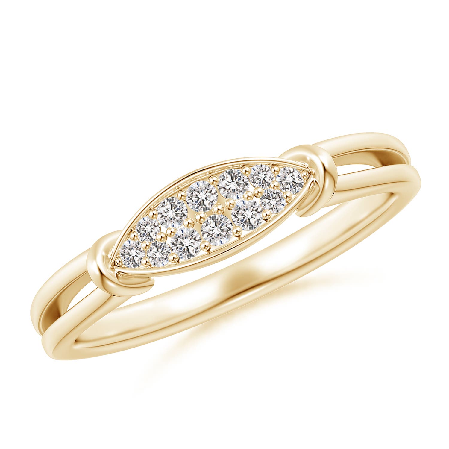 I-J, I1-I2 / 0.15 CT / 14 KT Yellow Gold