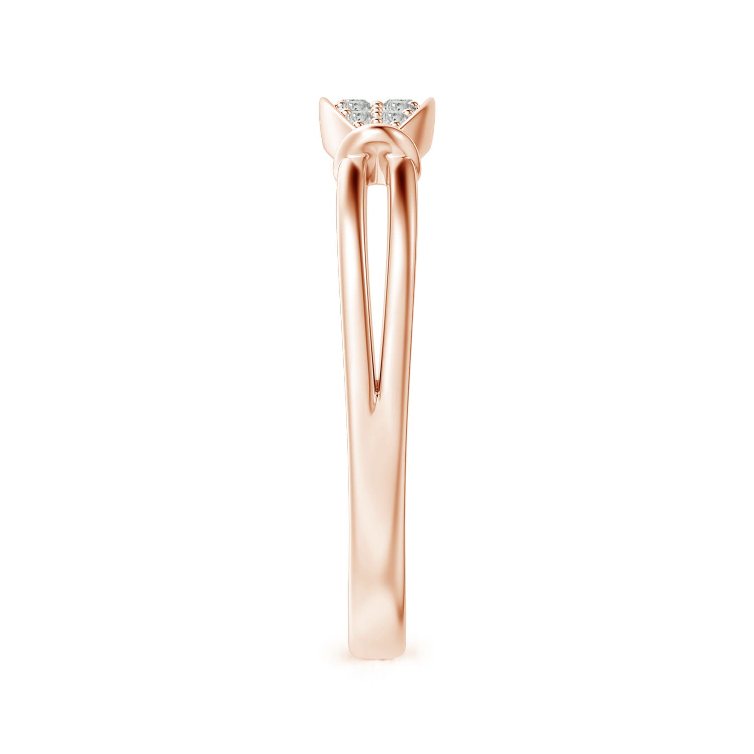 K, I3 / 0.15 CT / 14 KT Rose Gold