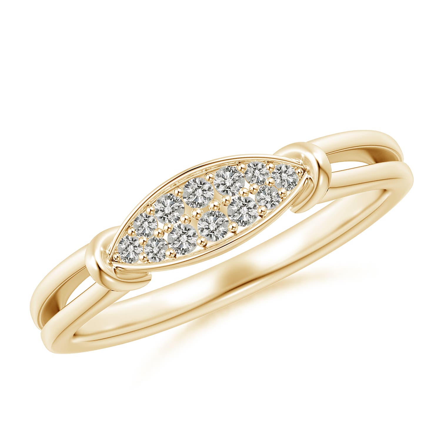 K, I3 / 0.15 CT / 14 KT Yellow Gold