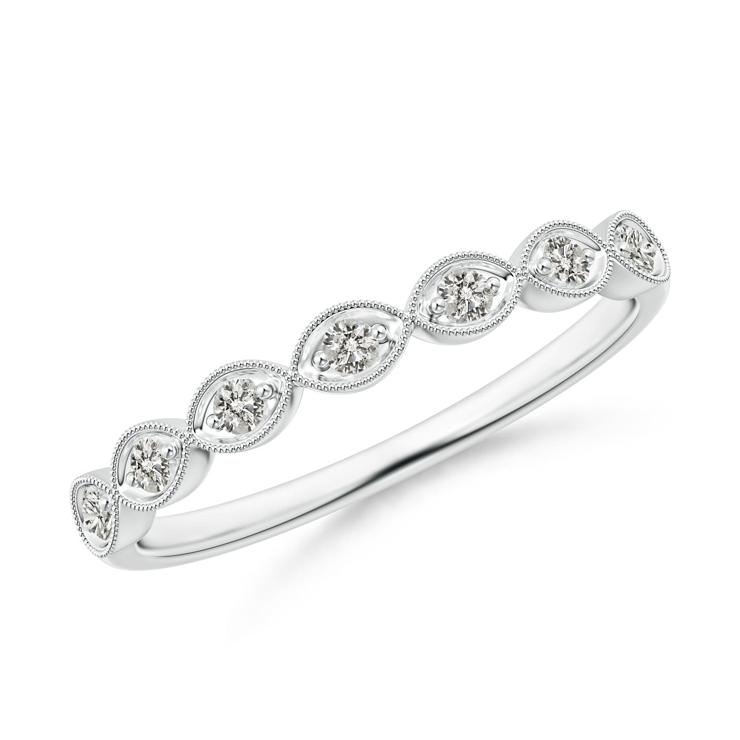 K, I3 / 0.1 CT / 14 KT White Gold