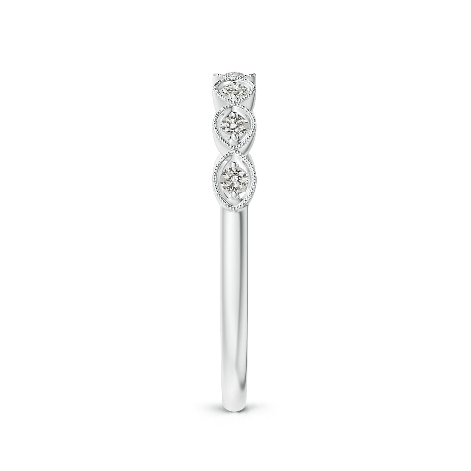 K, I3 / 0.1 CT / 14 KT White Gold