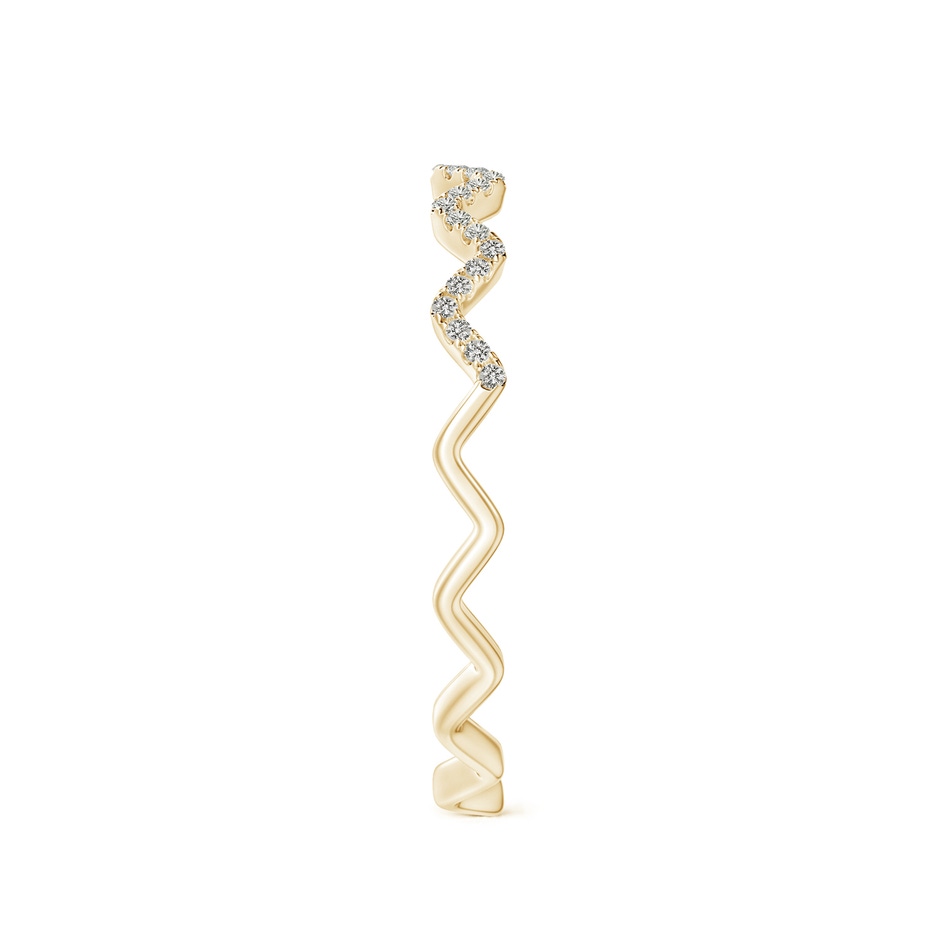 0.8mm KI3 Classic Round Diamond Zig Zag Ring in Yellow Gold side 299
