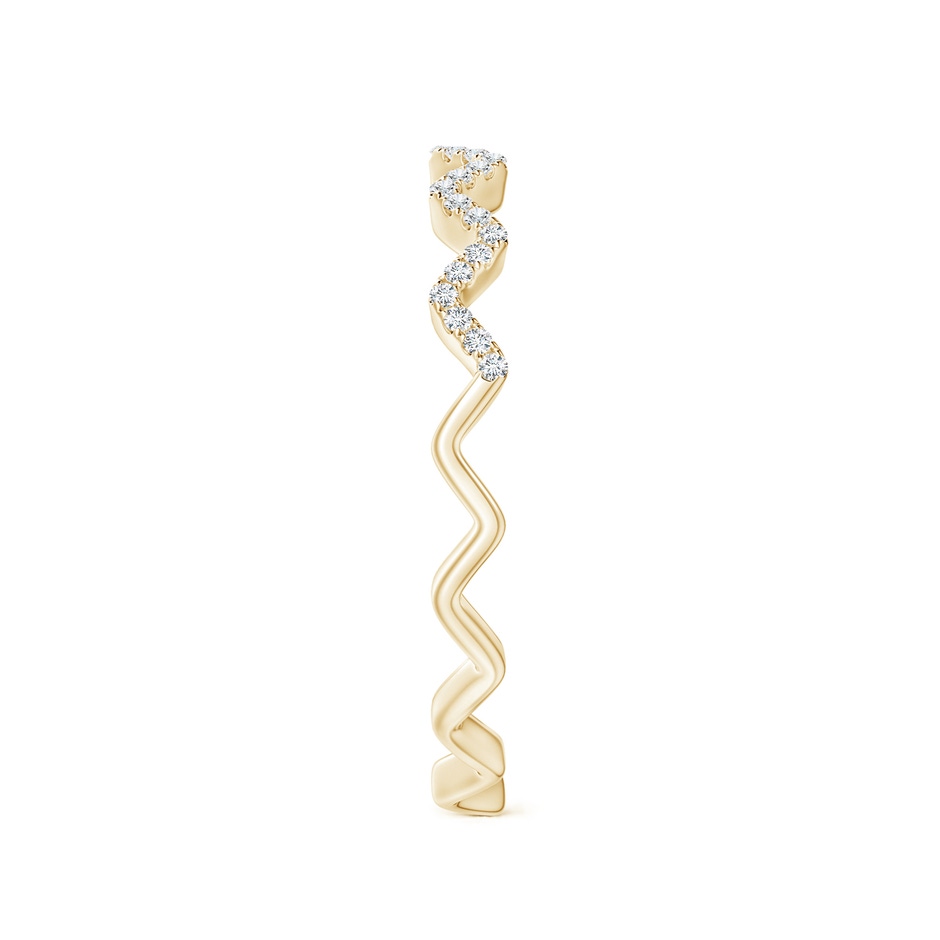 1.2mm GVS2 Classic Round Diamond Zig Zag Ring in Yellow Gold side 299