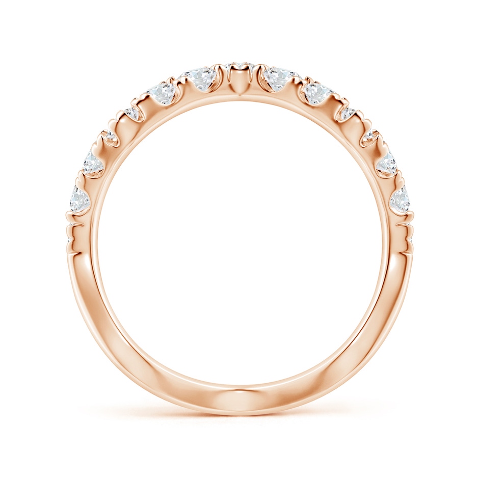 2.7mm GVS2 Classic Round Diamond Zig Zag Ring in Rose Gold side 199