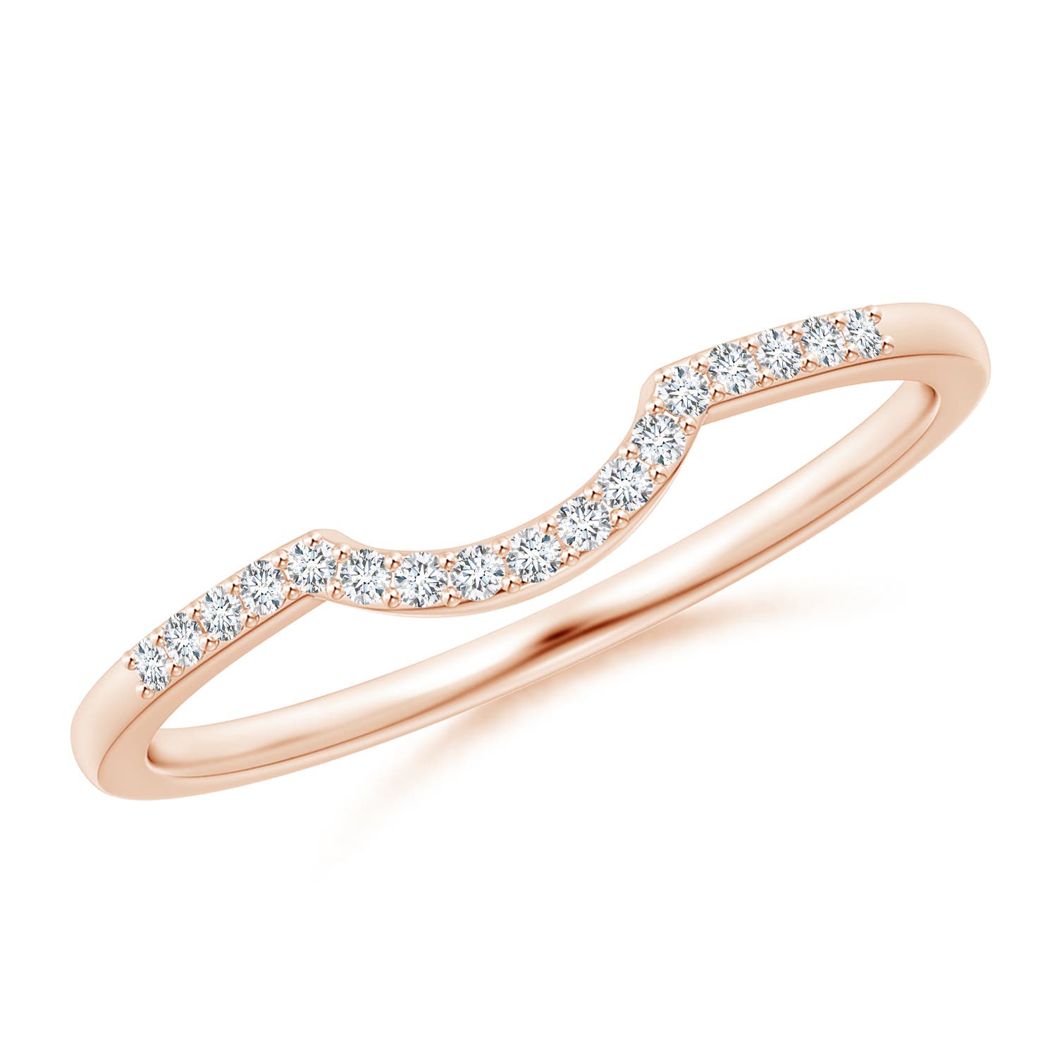 G, VS2 / 0.09 CT / 14 KT Rose Gold