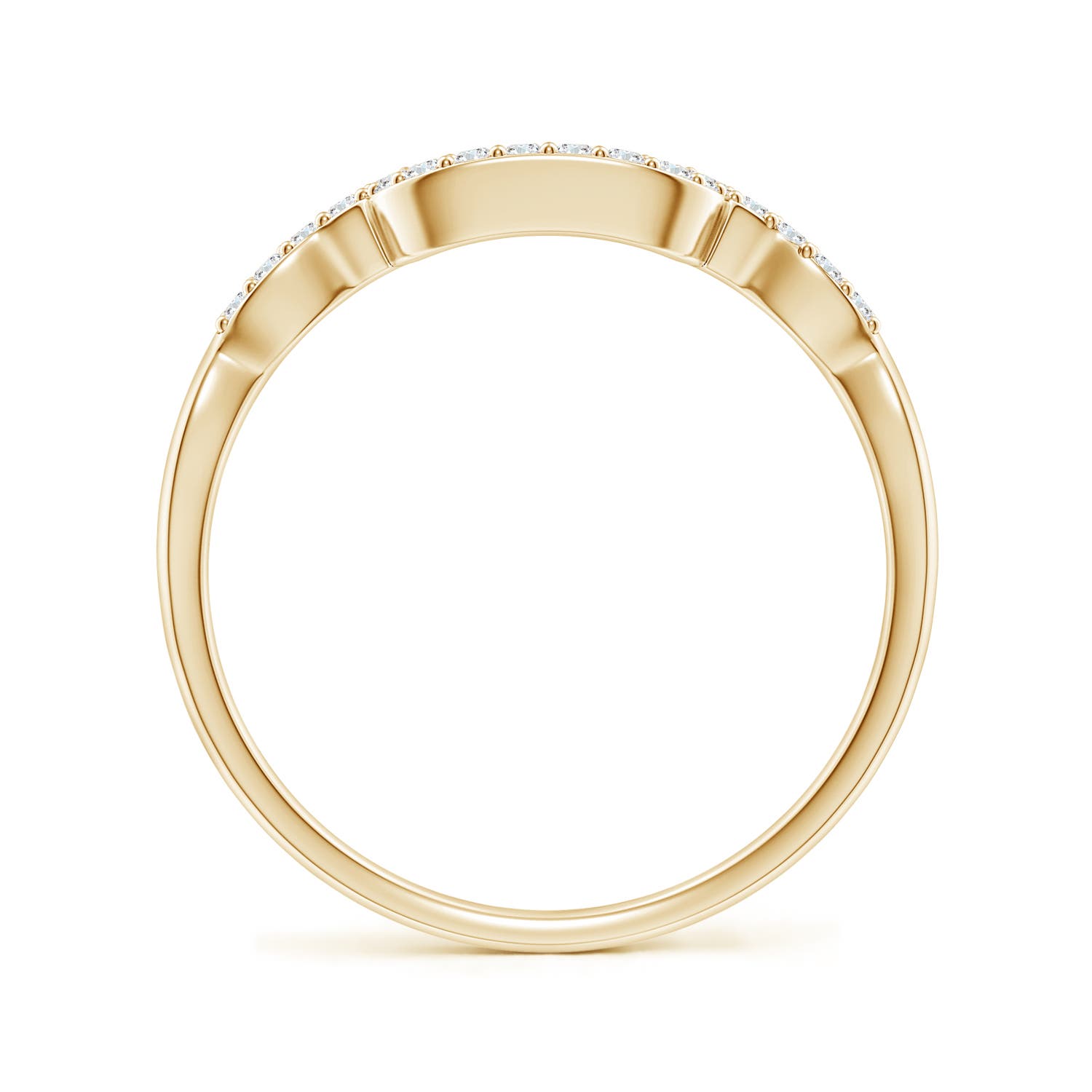 G, VS2 / 0.18 CT / 14 KT Yellow Gold