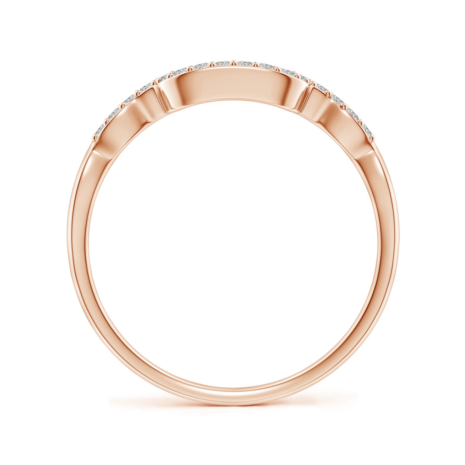 K, I3 / 0.18 CT / 14 KT Rose Gold