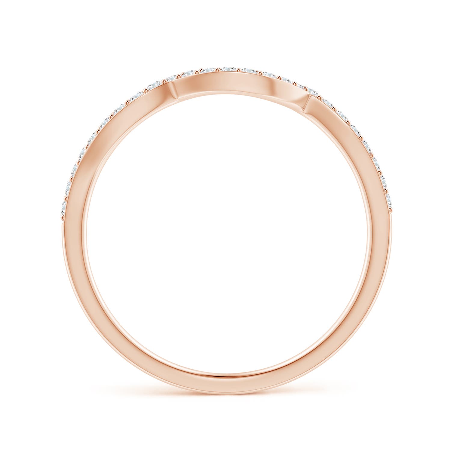 G, VS2 / 0.16 CT / 14 KT Rose Gold