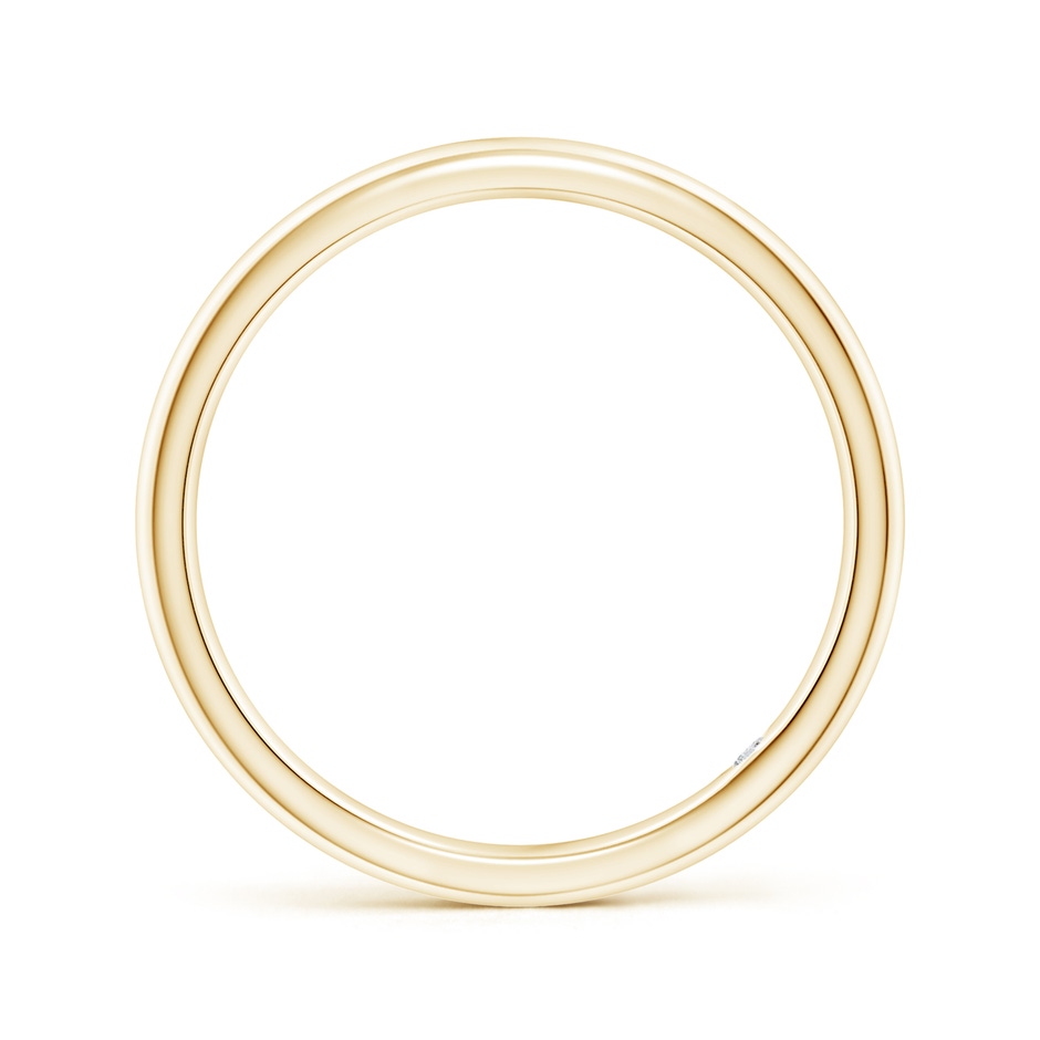 1.8mm HSI2 Plain Wedding Band with Secret Diamond in Yellow Gold side 1