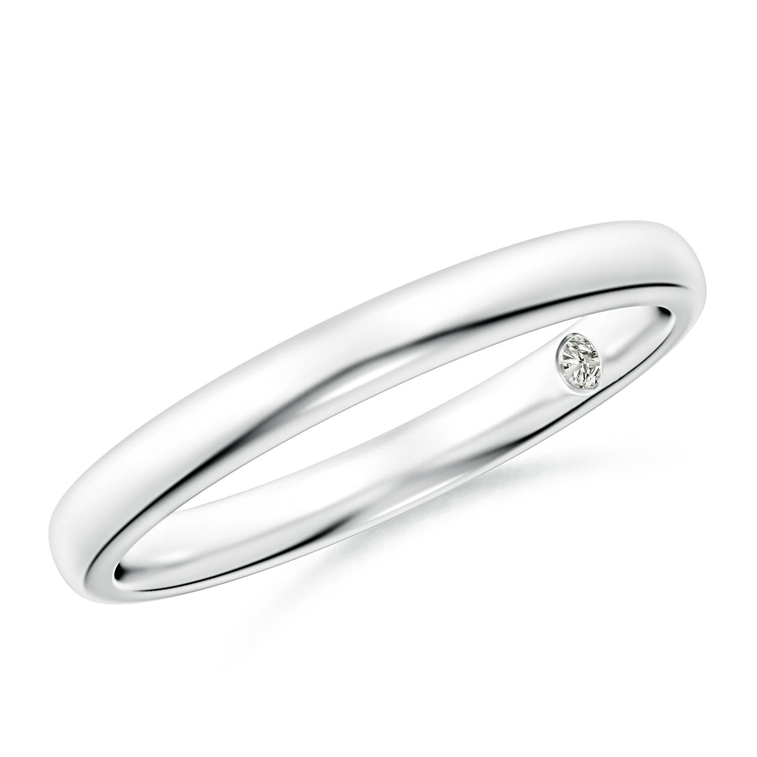 K, I3 / 0.03 CT / 14 KT White Gold