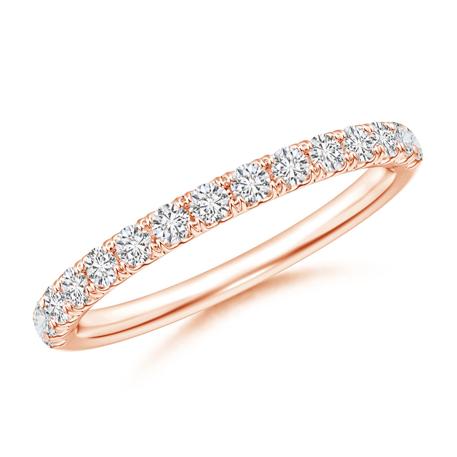 H, SI2 / 0.44 CT / 14 KT Rose Gold