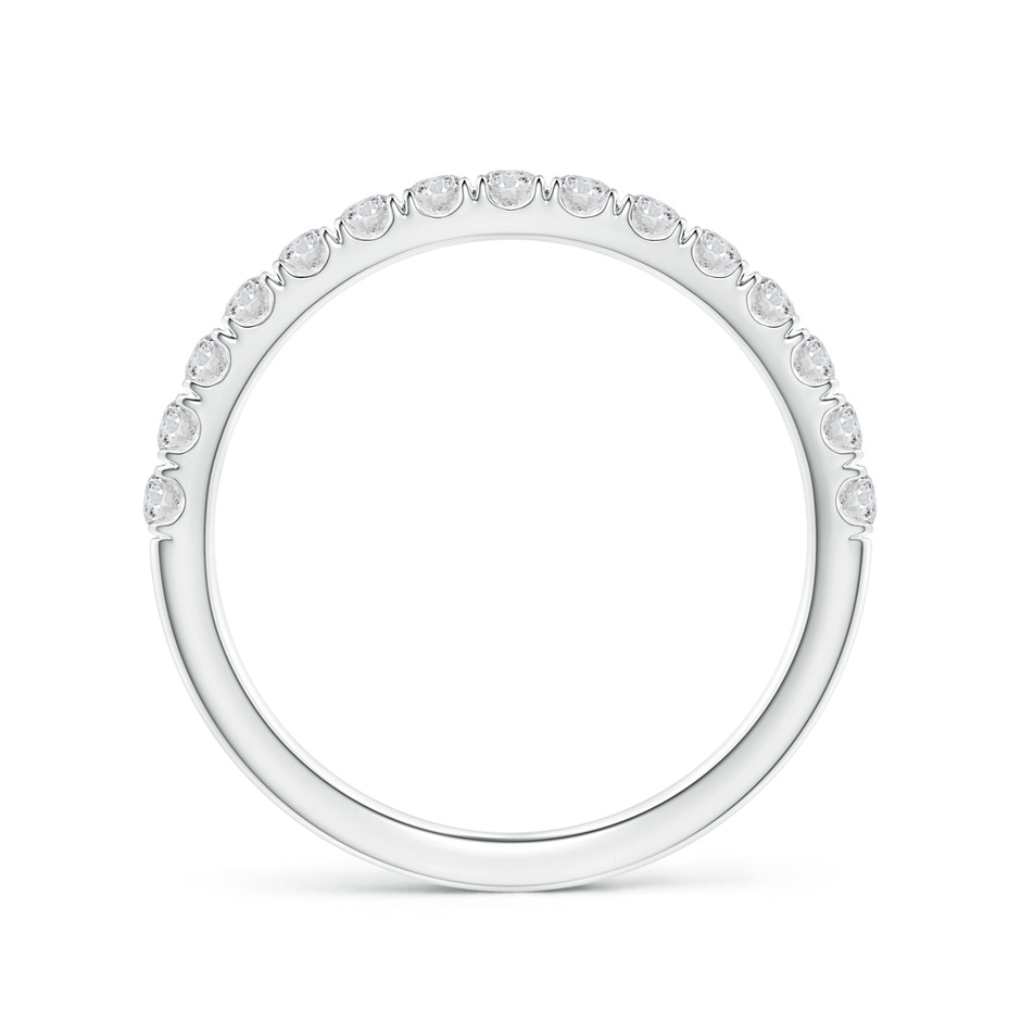 1.9mm HSI2 U-Pavé Set Diamond Half Eternity Wedding Band in White Gold side-1