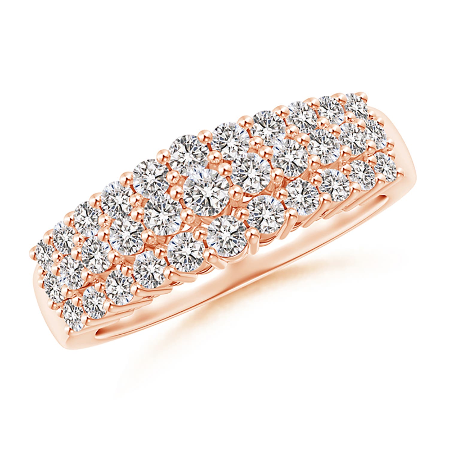 I-J, I1-I2 / 0.99 CT / 14 KT Rose Gold