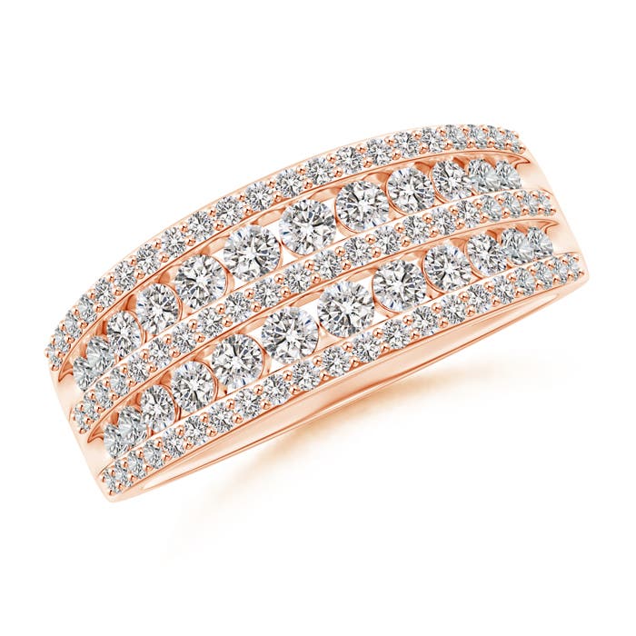 I-J, I1-I2 / 1.05 CT / 14 KT Rose Gold