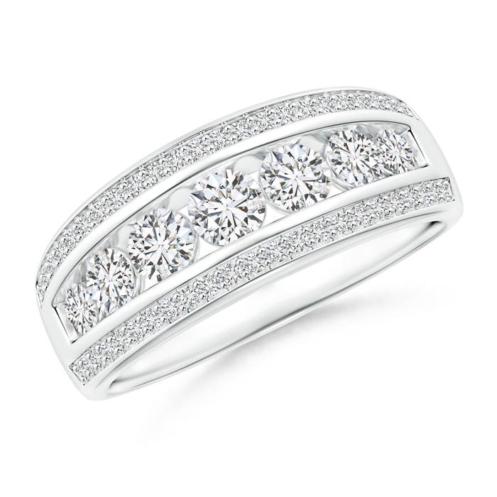 H, SI2 / 1.01 CT / 14 KT White Gold