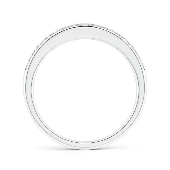 3.5mm IJI1I2 Cascading Diamond Triple-Row Anniversary Band in P950 Platinum side-1