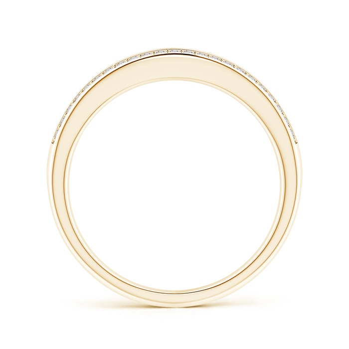 3.5mm IJI1I2 Cascading Diamond Triple-Row Anniversary Band in Yellow Gold side-1